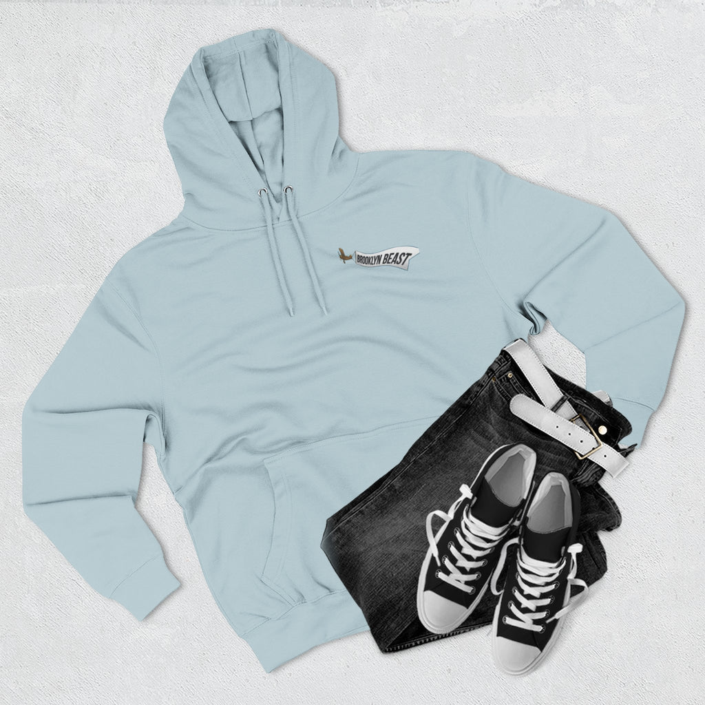 Hoodie — Dark Warrior Graphic Fleece Hoodie (Three-Panel)