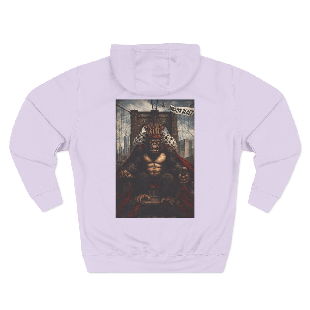 Hoodie — Dark Warrior Graphic Fleece Hoodie (Three-Panel)