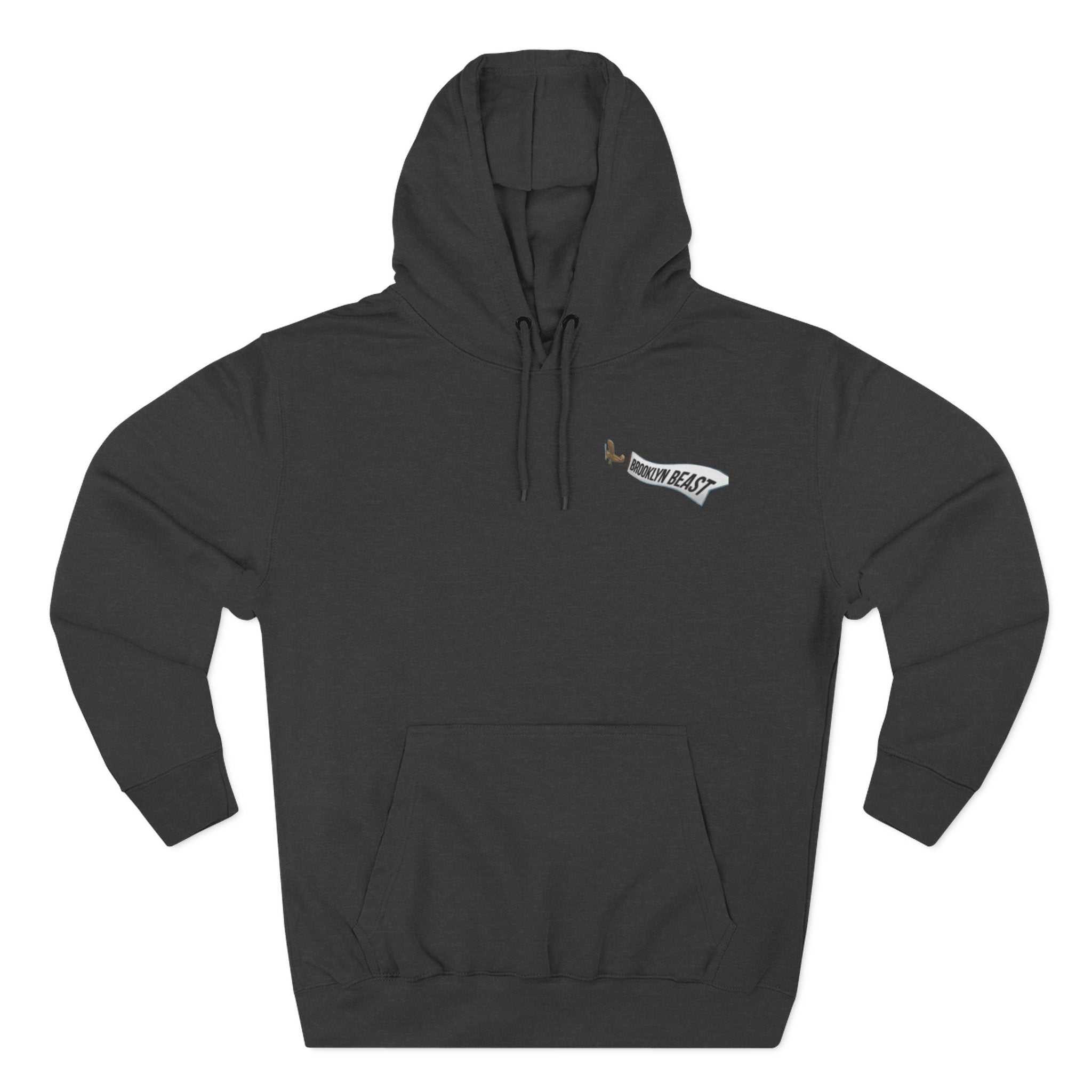 Hoodie — Dark Warrior Graphic Fleece Hoodie (Three-Panel)