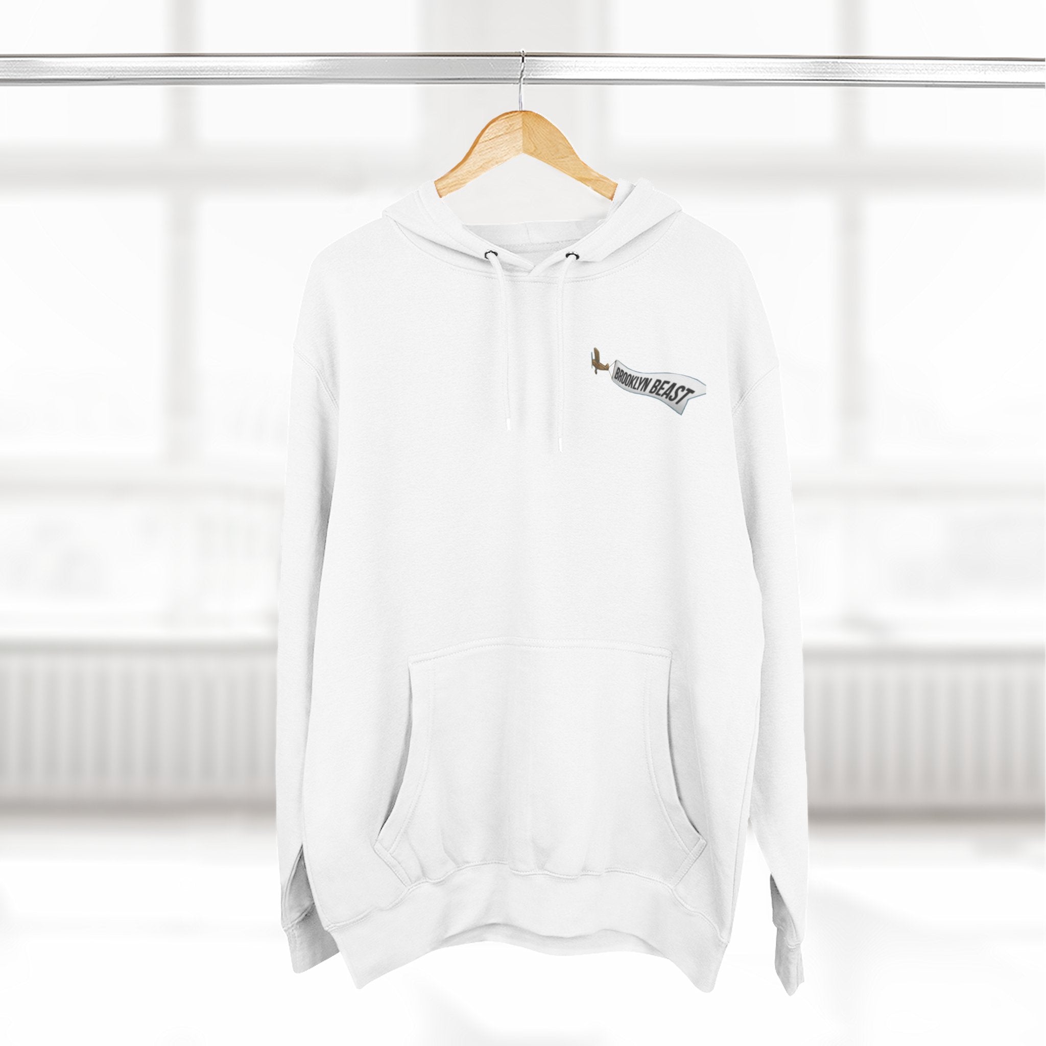 Hoodie — Dark Warrior Graphic Fleece Hoodie (Three-Panel)