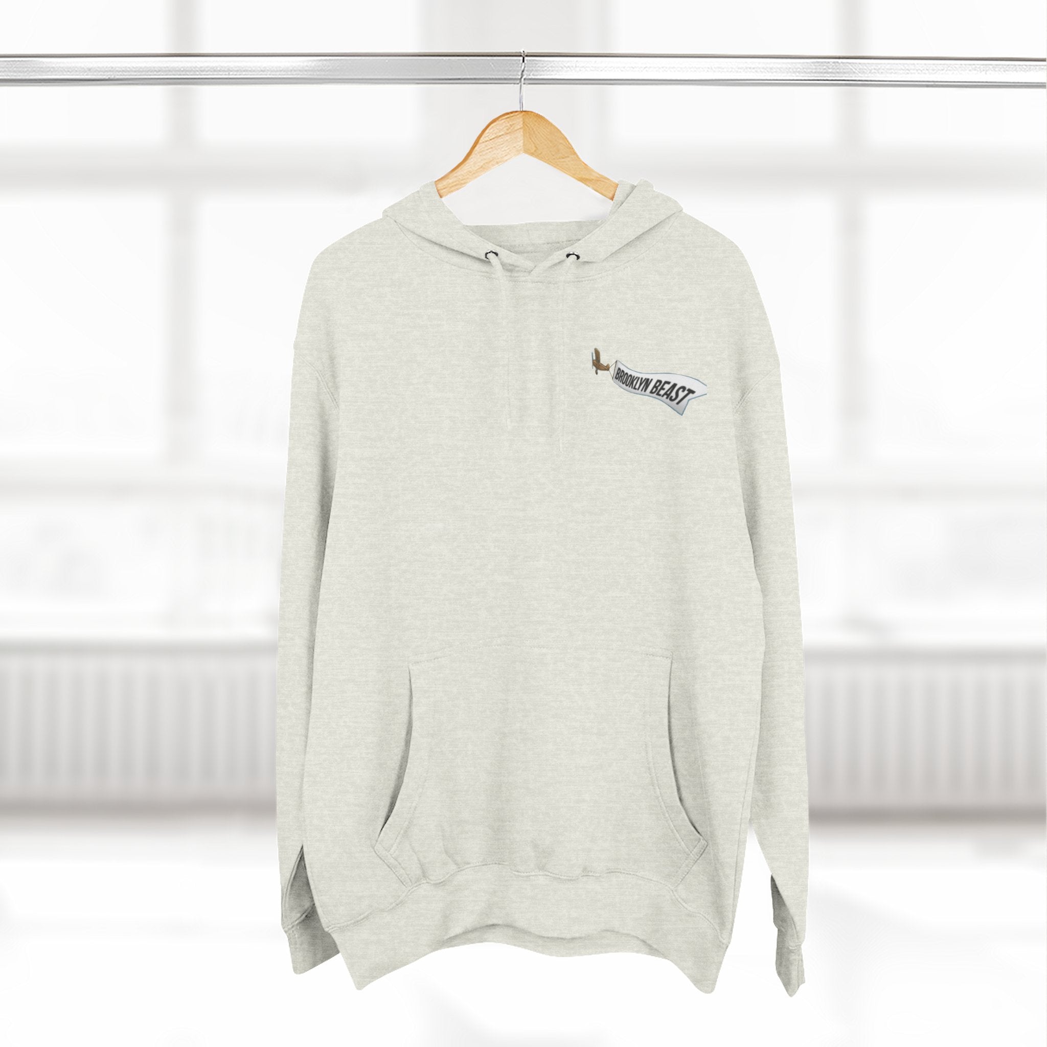Hoodie — Dark Warrior Graphic Fleece Hoodie (Three-Panel)