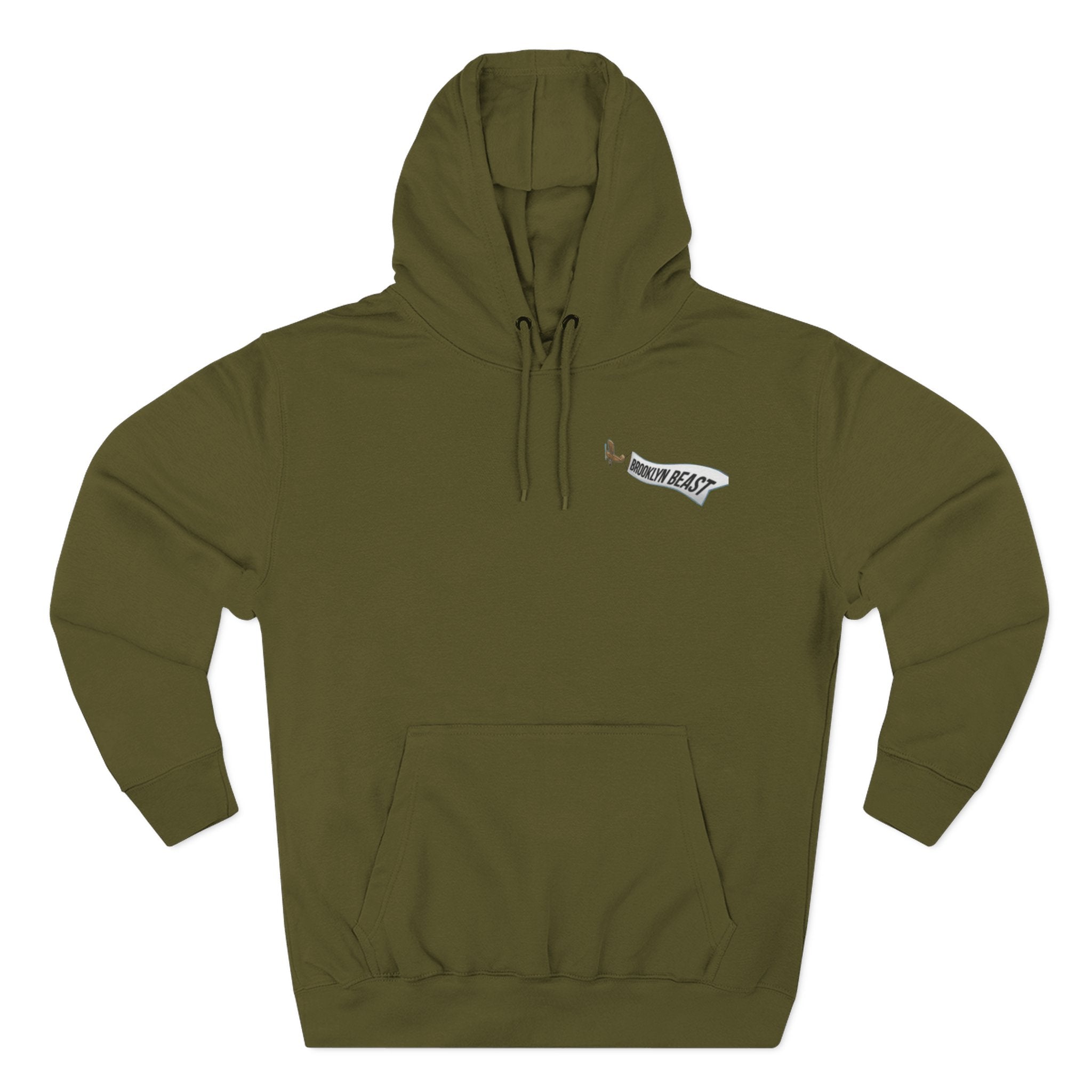 Hoodie — Dark Warrior Graphic Fleece Hoodie (Three-Panel)