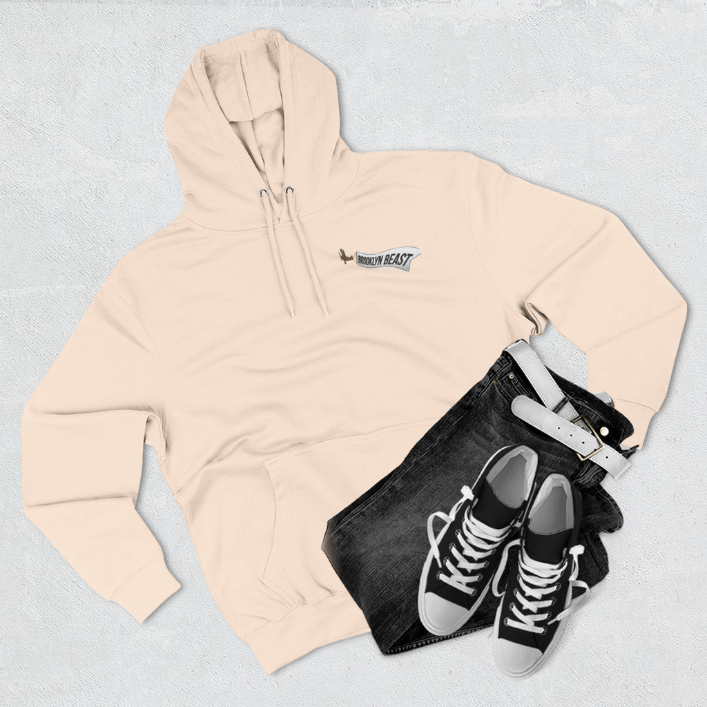 Hoodie — Dark Warrior Graphic Fleece Hoodie (Three-Panel)