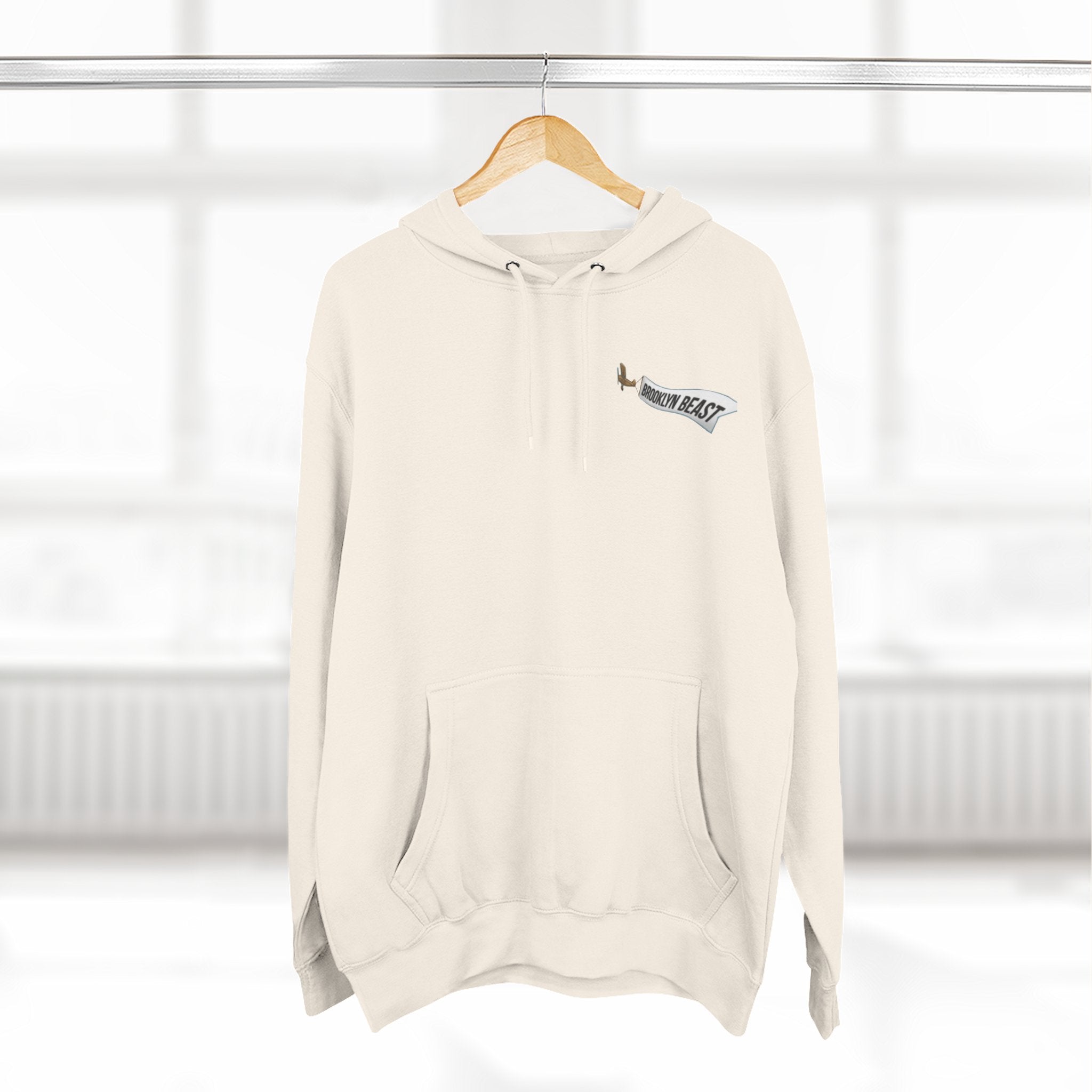 Hoodie — Dark Warrior Graphic Fleece Hoodie (Three-Panel)