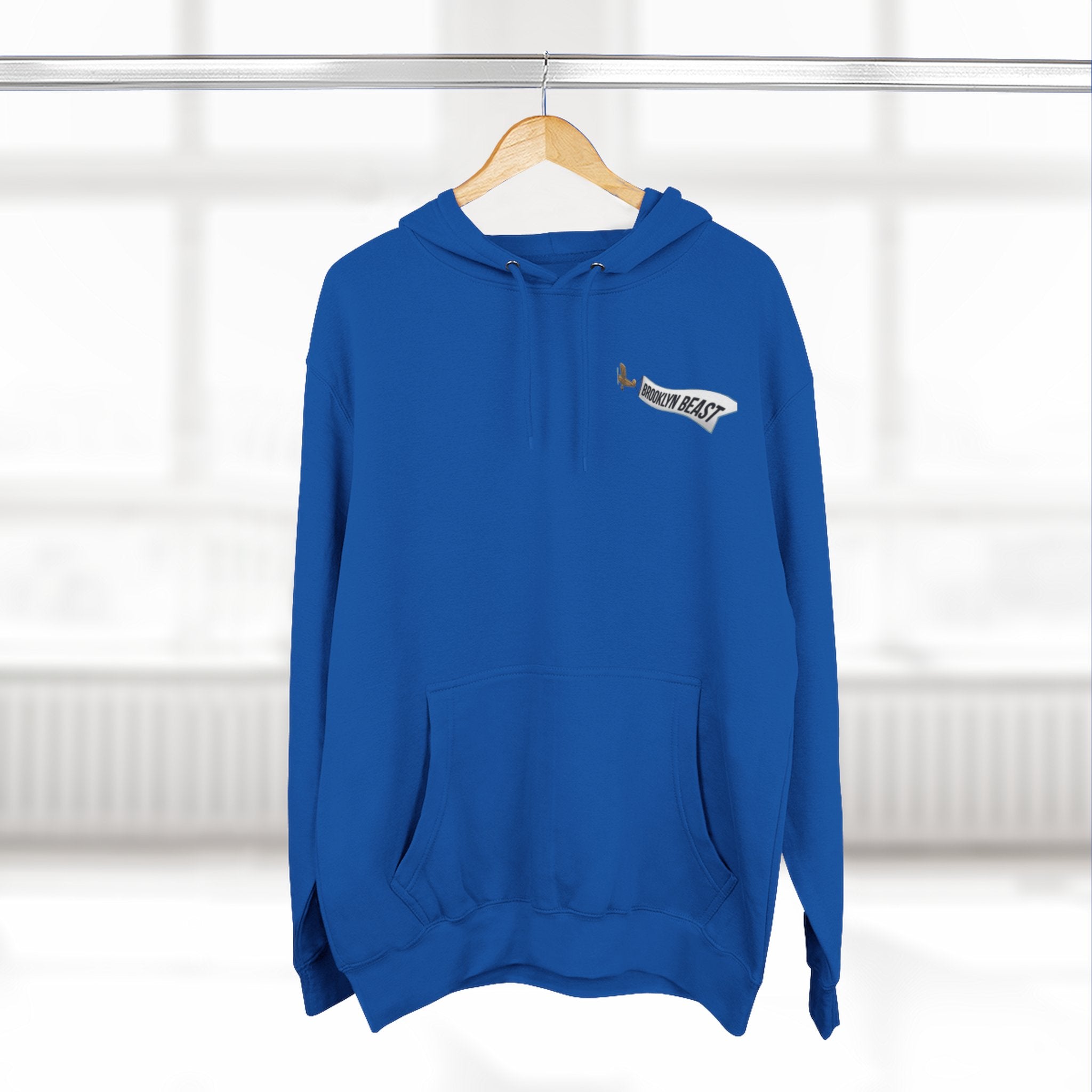 Hoodie — Dark Warrior Graphic Fleece Hoodie (Three-Panel)