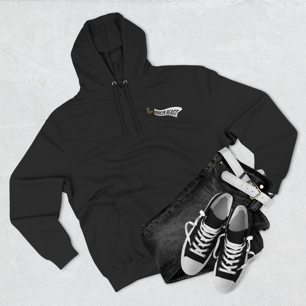 Hoodie — Dark Warrior Graphic Fleece Hoodie (Three-Panel)