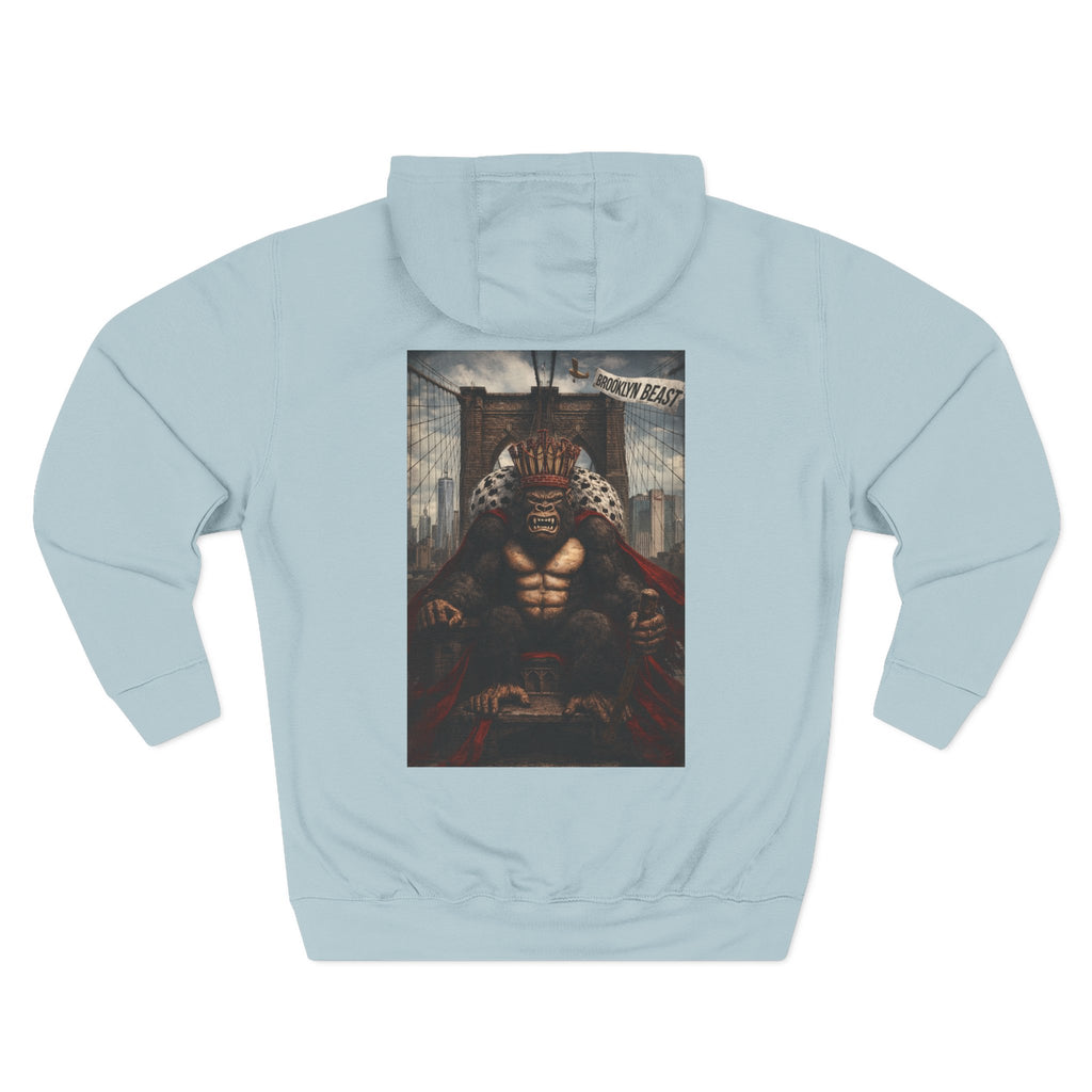 Hoodie — Dark Warrior Graphic Fleece Hoodie (Three-Panel)