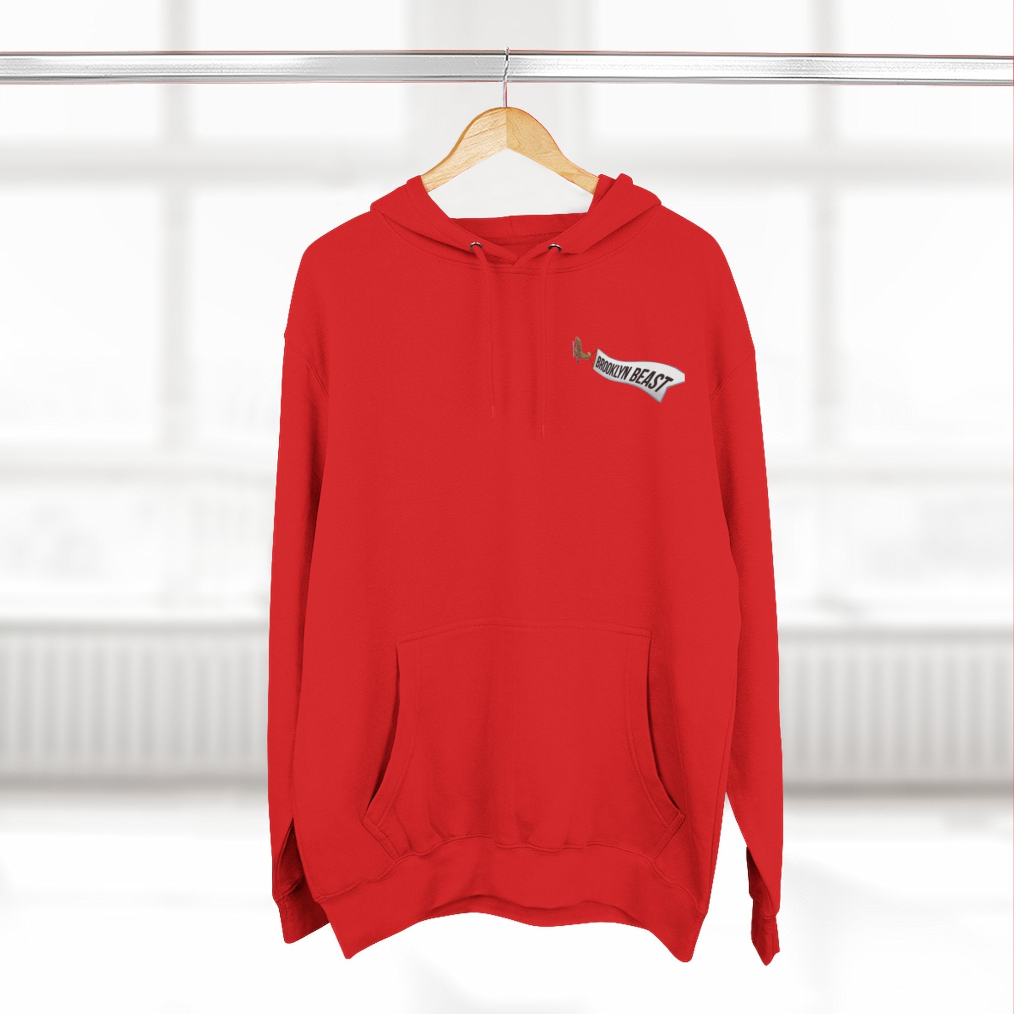 Hoodie — Dark Warrior Graphic Fleece Hoodie (Three-Panel)