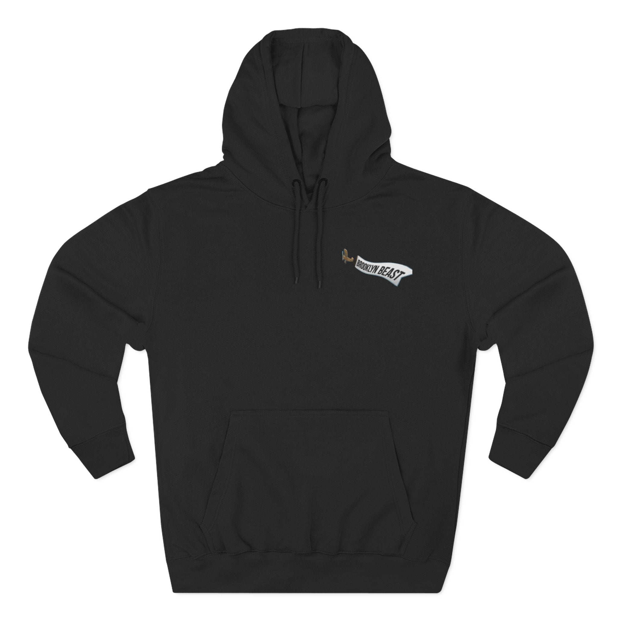 Hoodie — Dark Warrior Graphic Fleece Hoodie (Three-Panel)