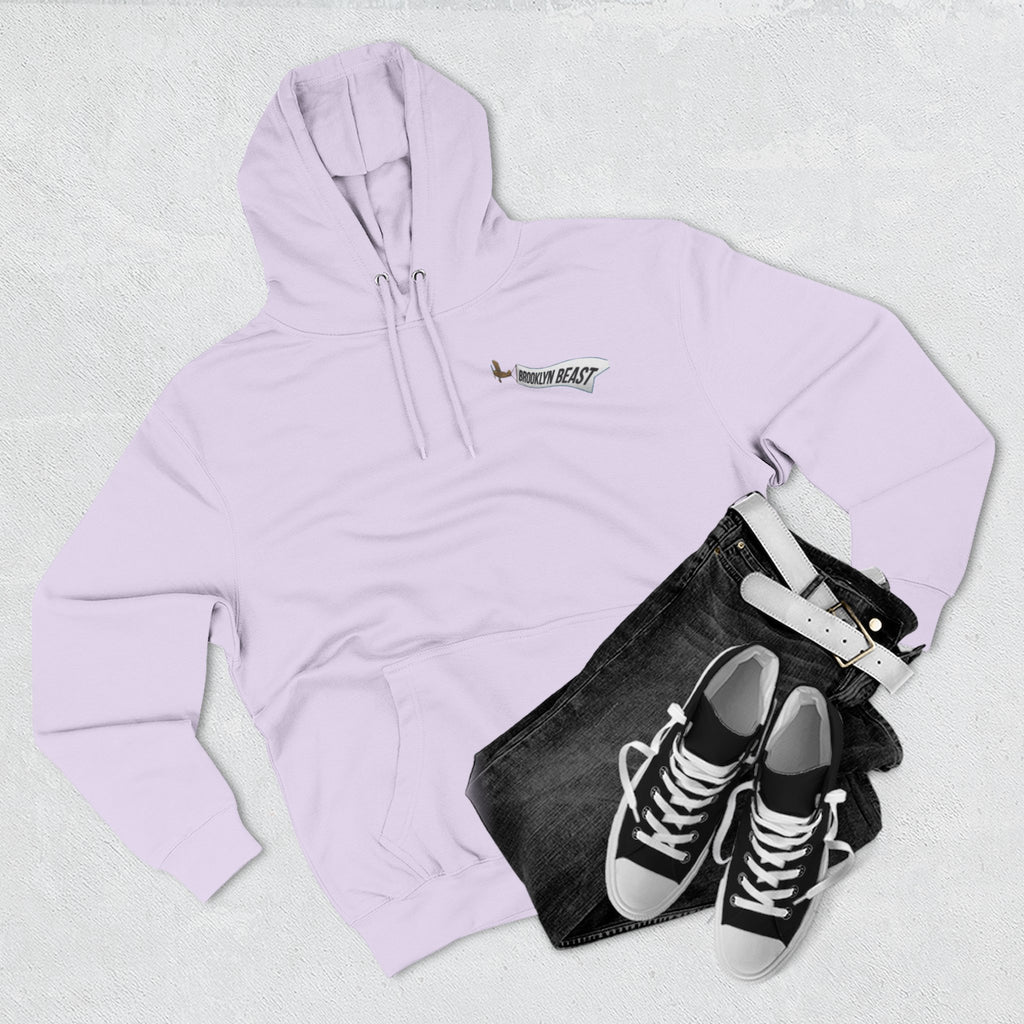 Hoodie — Dark Warrior Graphic Fleece Hoodie (Three-Panel)