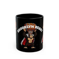 Brooklyn Beast Coffee Mug — King Gorilla Holding Barrel Design (11oz)