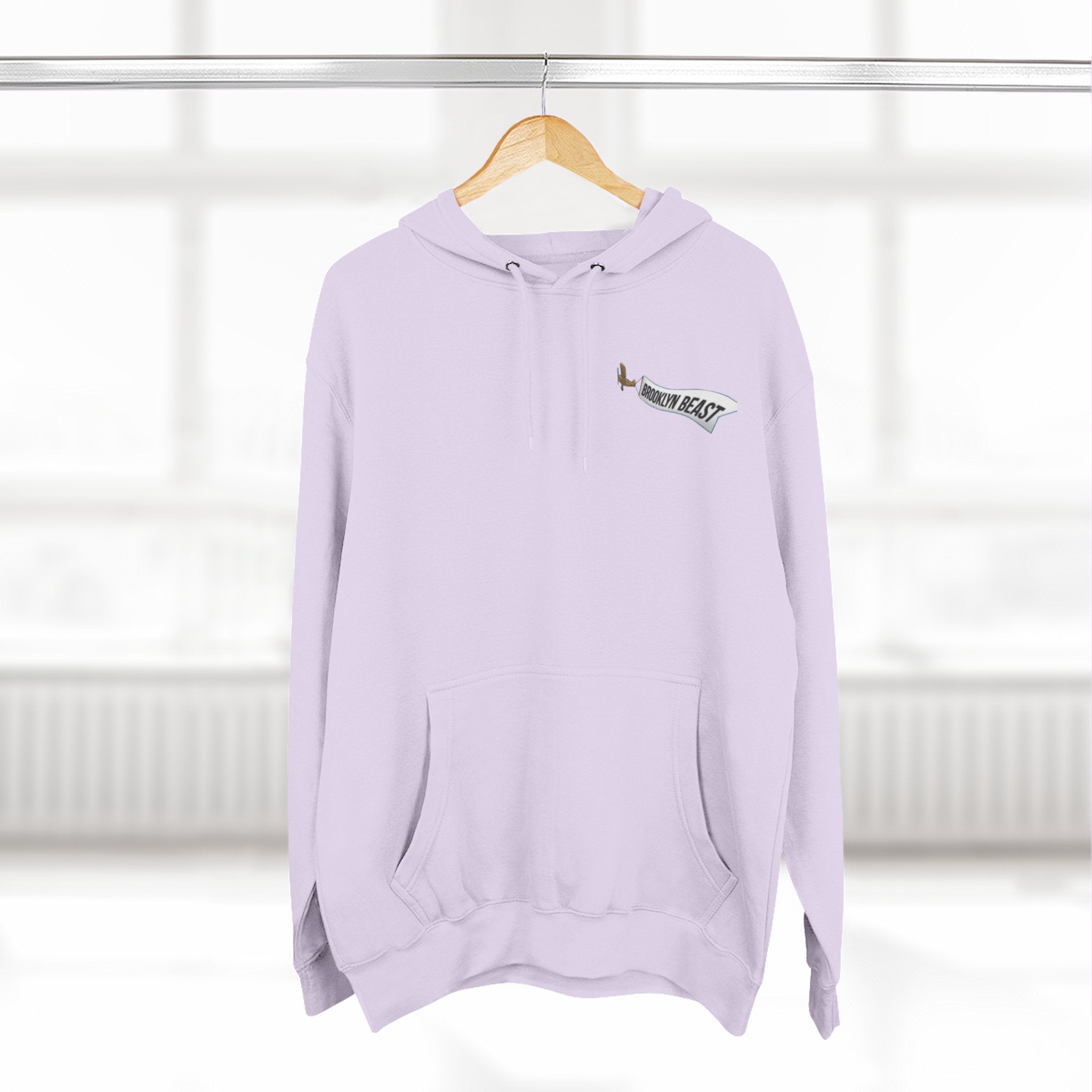 Hoodie — Dark Warrior Graphic Fleece Hoodie (Three-Panel)