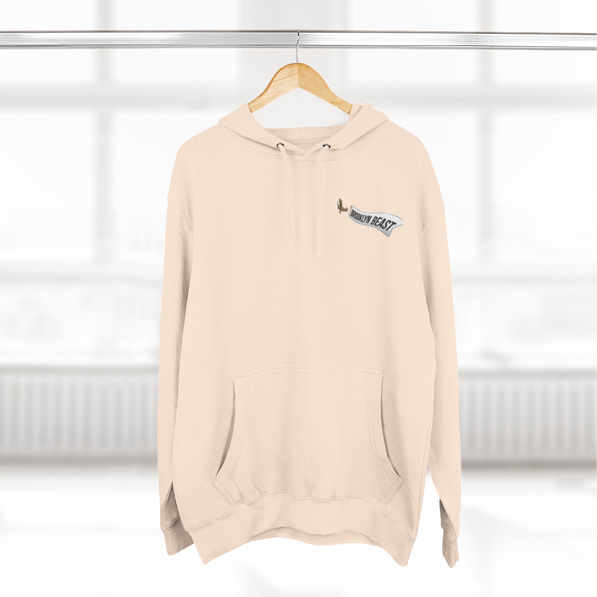 Hoodie — Dark Warrior Graphic Fleece Hoodie (Three-Panel)
