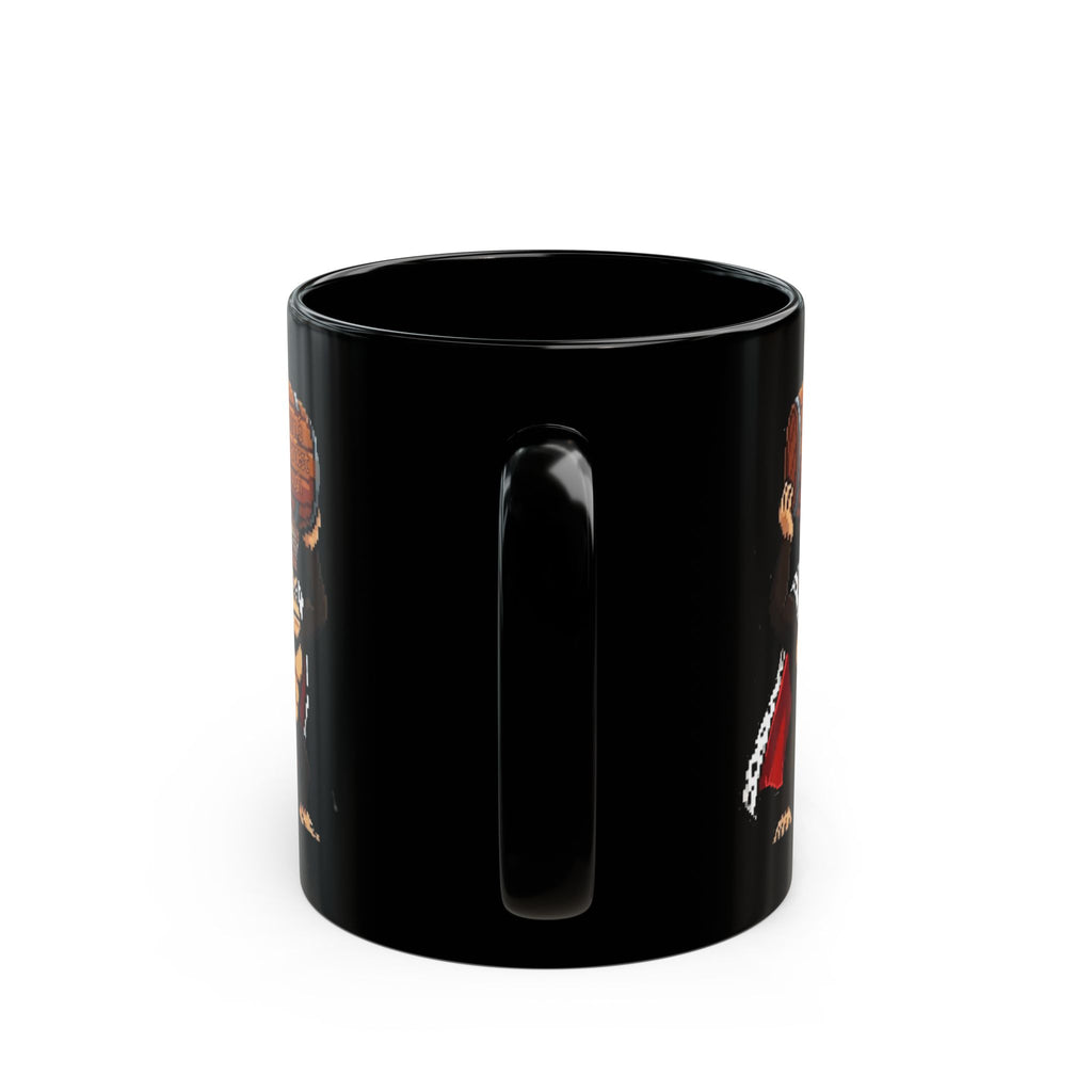 Brooklyn Beast Coffee Mug — King Gorilla Holding Barrel Design (11oz)