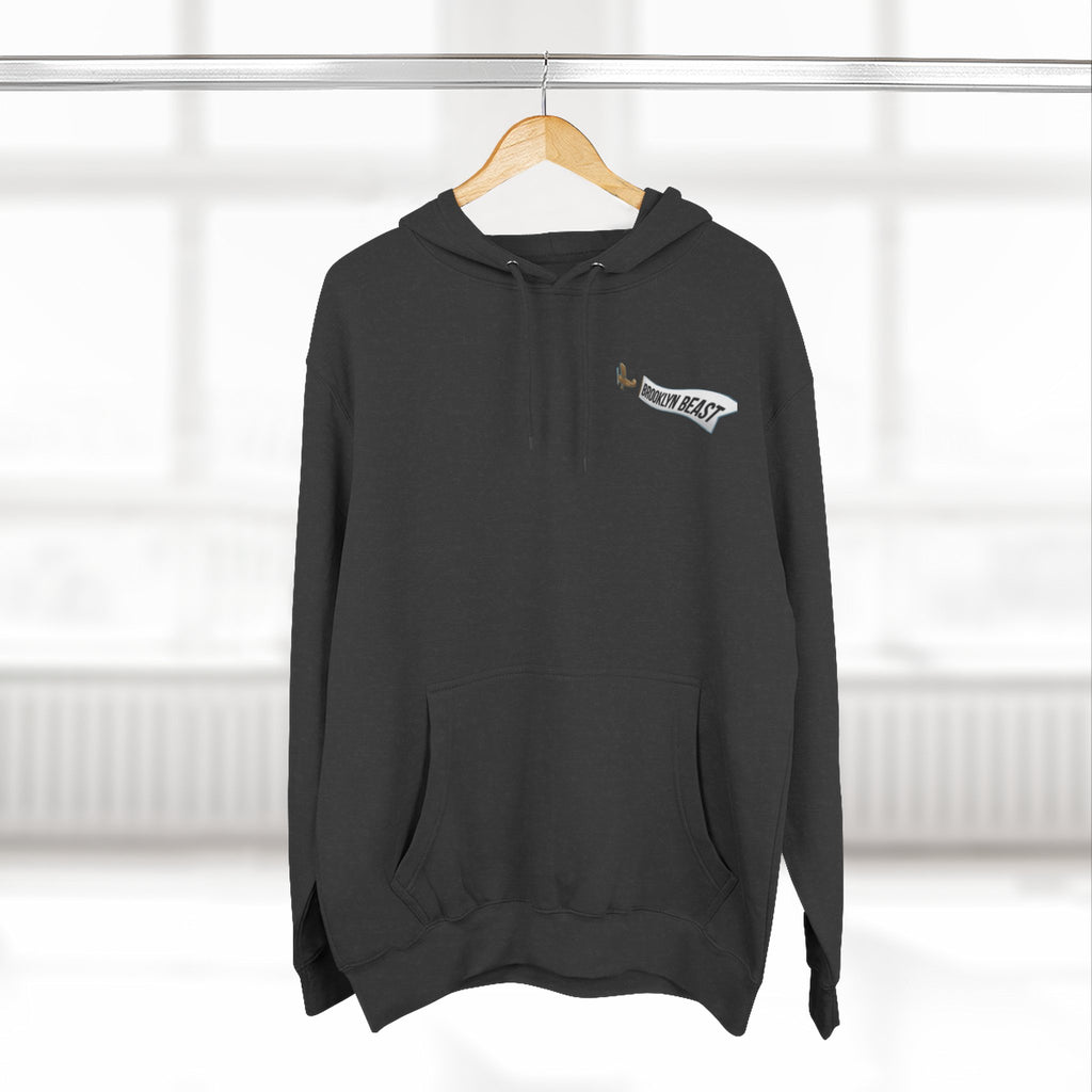 Hoodie — Dark Warrior Graphic Fleece Hoodie (Three-Panel)