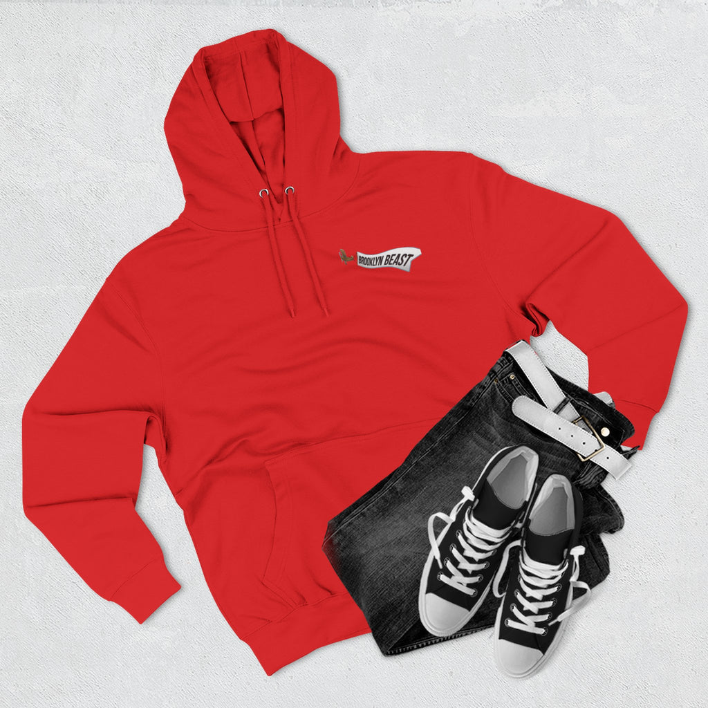 Hoodie — Dark Warrior Graphic Fleece Hoodie (Three-Panel)