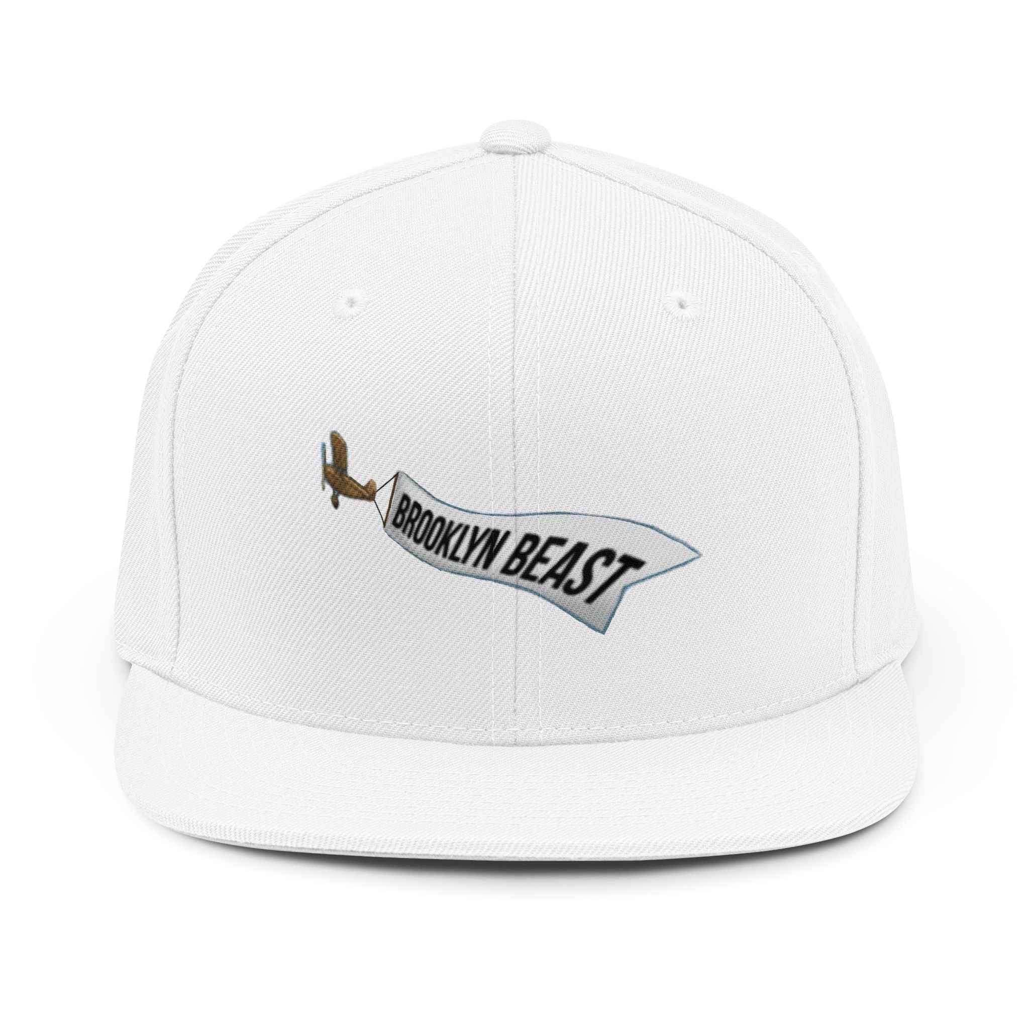 Snapback Hat — 'Brooklyn Beast' Banner Pilot Cap