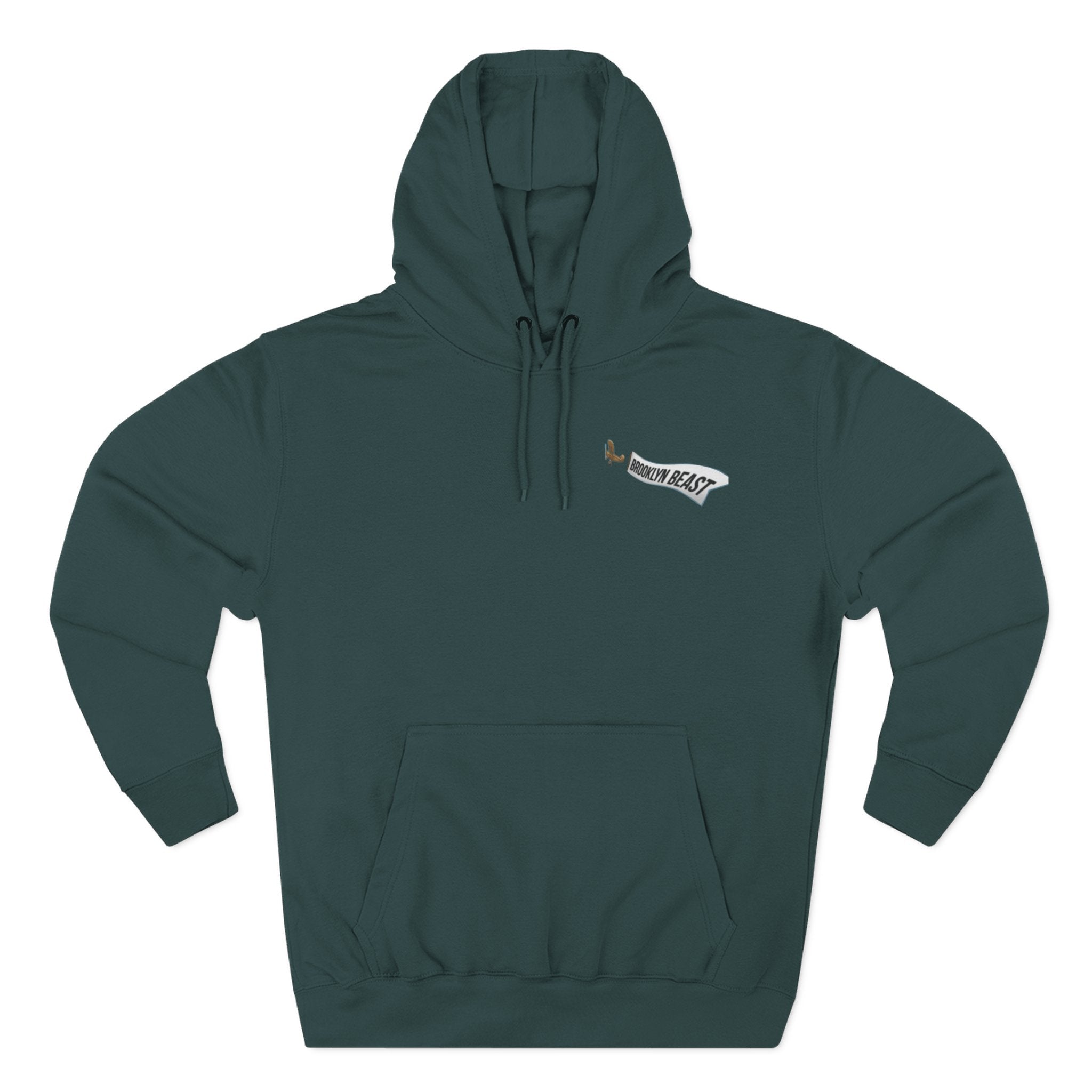 Hoodie — Dark Warrior Graphic Fleece Hoodie (Three-Panel)