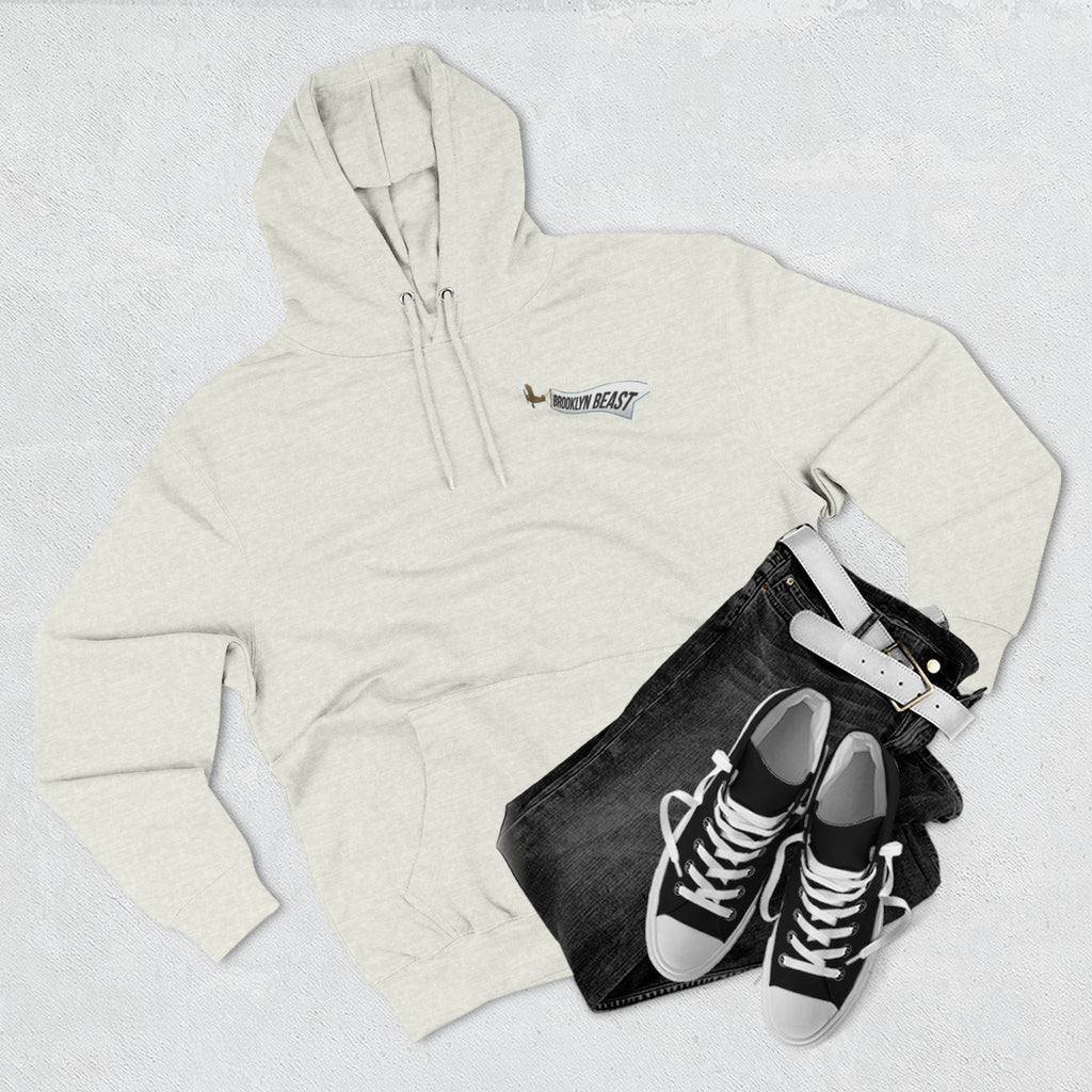 Hoodie — Dark Warrior Graphic Fleece Hoodie (Three-Panel)