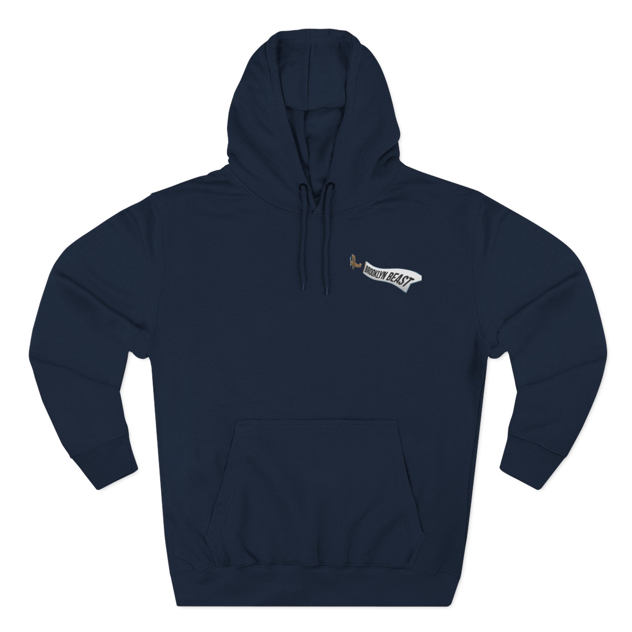 Hoodie — Dark Warrior Graphic Fleece Hoodie (Three-Panel)