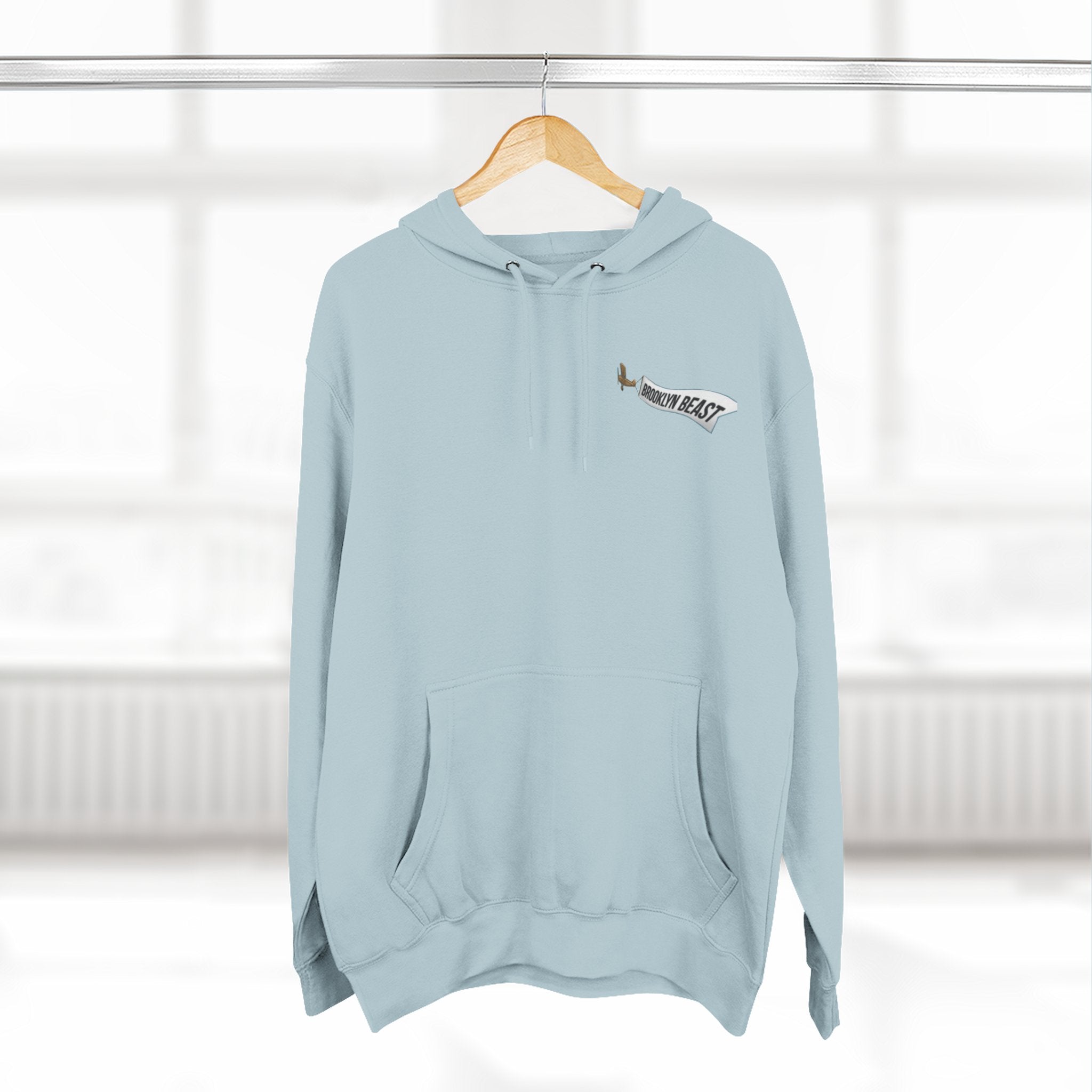 Hoodie — Dark Warrior Graphic Fleece Hoodie (Three-Panel)